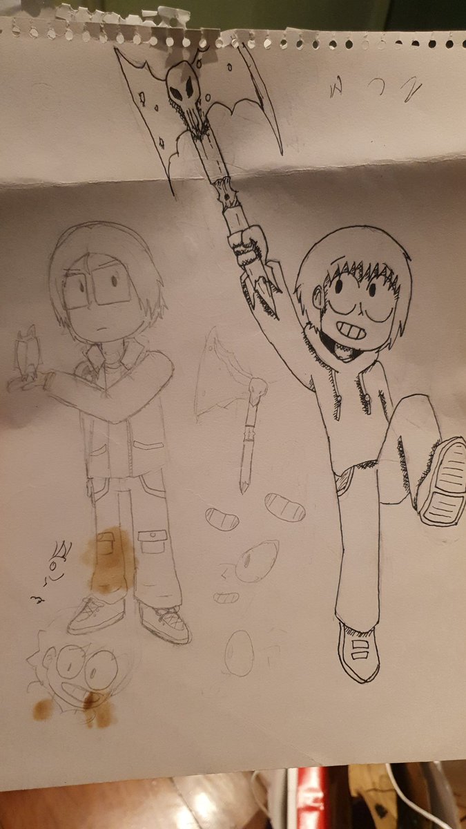 I also found old concept art I made of Enjo and Jack back in early 2018 iirc 