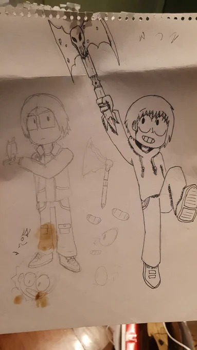I also found old concept art I made of Enjo and Jack back in early 2018 iirc 