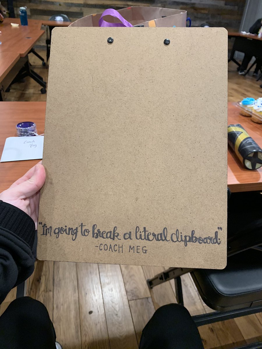 The sweetest surprise today from <a href="/asburysoftball1/">Asbury Softball</a>! Love these girls so much! Ready to get on the field tomorrow and apparently break clip boards... 😂❤️