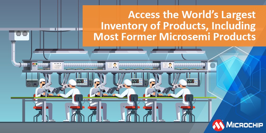 MicrochipTech's tweet photo. Order from the world’s largest inventory of Microchip products, including over 12,500 former Microsemi products. Visit our webpage: https://t.co/X0X1D5Gj1w. #microchippurchasing #microsemi #microchipsupplychain https://t.co/x1RSCivAwK
