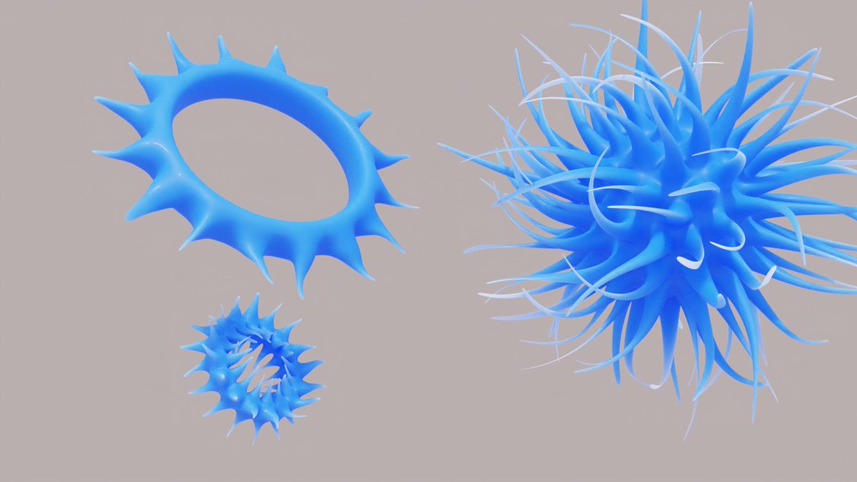 Xylvier's tweet photo. Small example as seeing is believing.
Just 3 simple results made with #MatrixExtrude
#b3d #blender3d https://t.co/ywSpIY6bKR