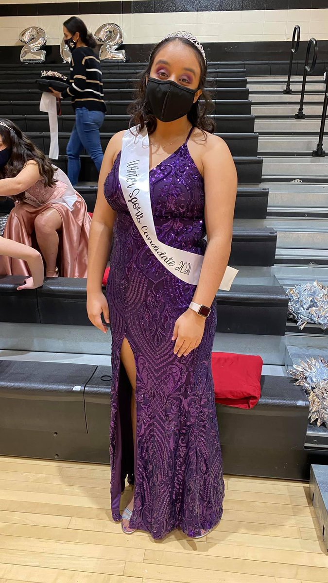 Our very own Winter Sports Candidate and Senior Cheerleader Margarita Alvarez! We love you Marg!!