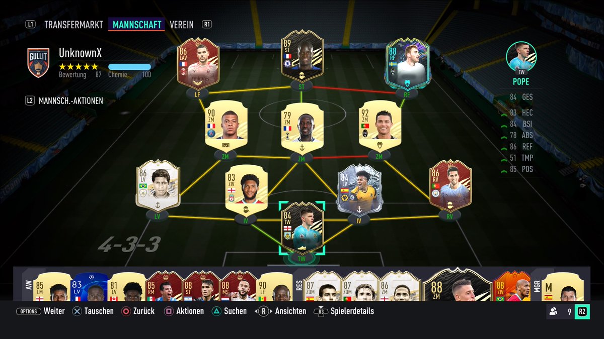 New/Changed Team
