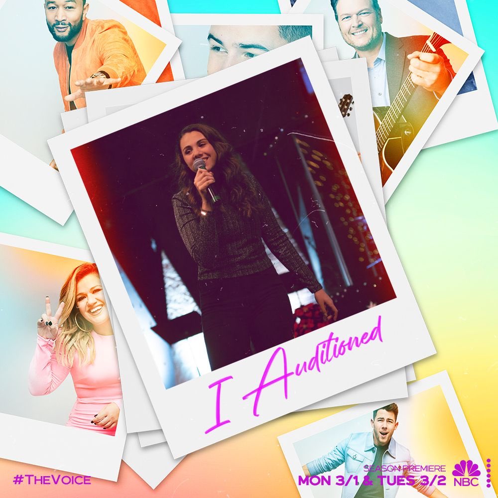 is this real life?! i’m SO excited to finally tell you guys... I AUDITIONED FOR <a href="/NBCTheVoice/">The Voice</a> !!! i’m so grateful for this incredible opportunity ♡
keep an eye out for me starting march 1st on <a href="/nbc/">NBC Entertainment</a> ✌🏼#thevoice