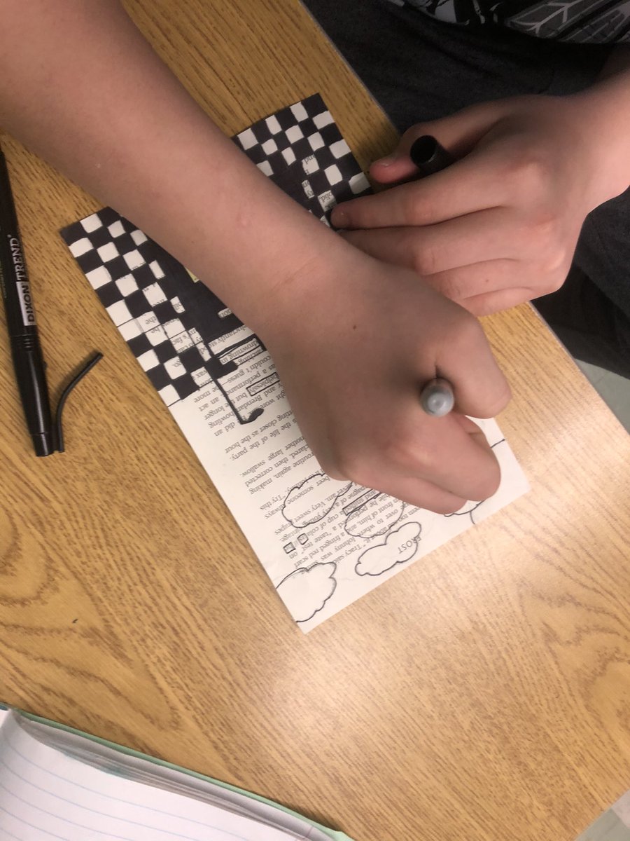 Some great creative thinking and word work with the blackout poetry activity.  <a href="/LambethPS1/">Lambeth P.S.</a>