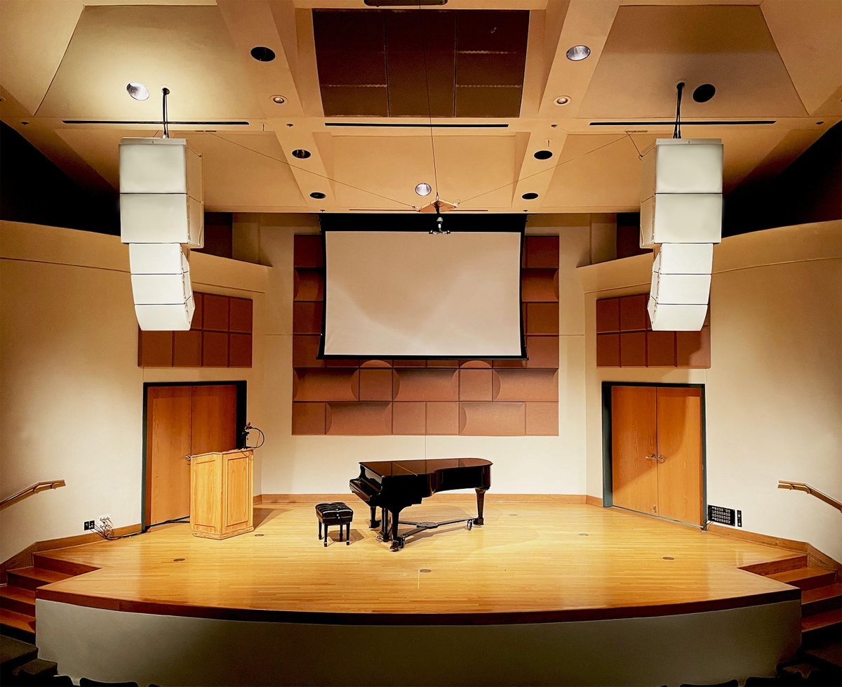 L_ACOUSTICS's tweet photo. .@frostschoolum at the University of Miami is regarded as one of the nation’s top music schools. 

To accommodate growing interest in electronic music studies the school called upon #UnrealSystems to install an #ASeries. 

See more at https://t.co/7cFwtrs6sn https://t.co/aKA2eBZTVq