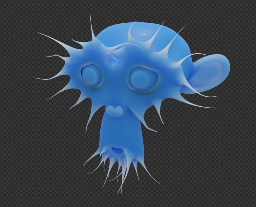 Xylvier's tweet photo. Suzanne plus #MatrixExtrude ... kinda cute
#b3d #Blender3d https://t.co/6MTk44JF7d