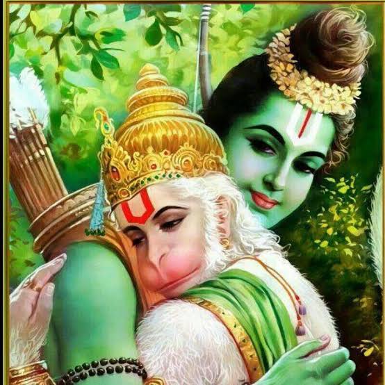 RobinCh73849741's tweet photo. When Hanuman heard the story of Sri Rama right from his birth to coming to the Forest for fourteen years for no fault of him.After making friendship Hanumann deeply admired Rama the ideal&amp;
noble characteristics&amp;decided to become a devotee.
"श्री हनुमान" "श्री राम" "Jai Shri Ram" https://t.co/H9WA69UK17