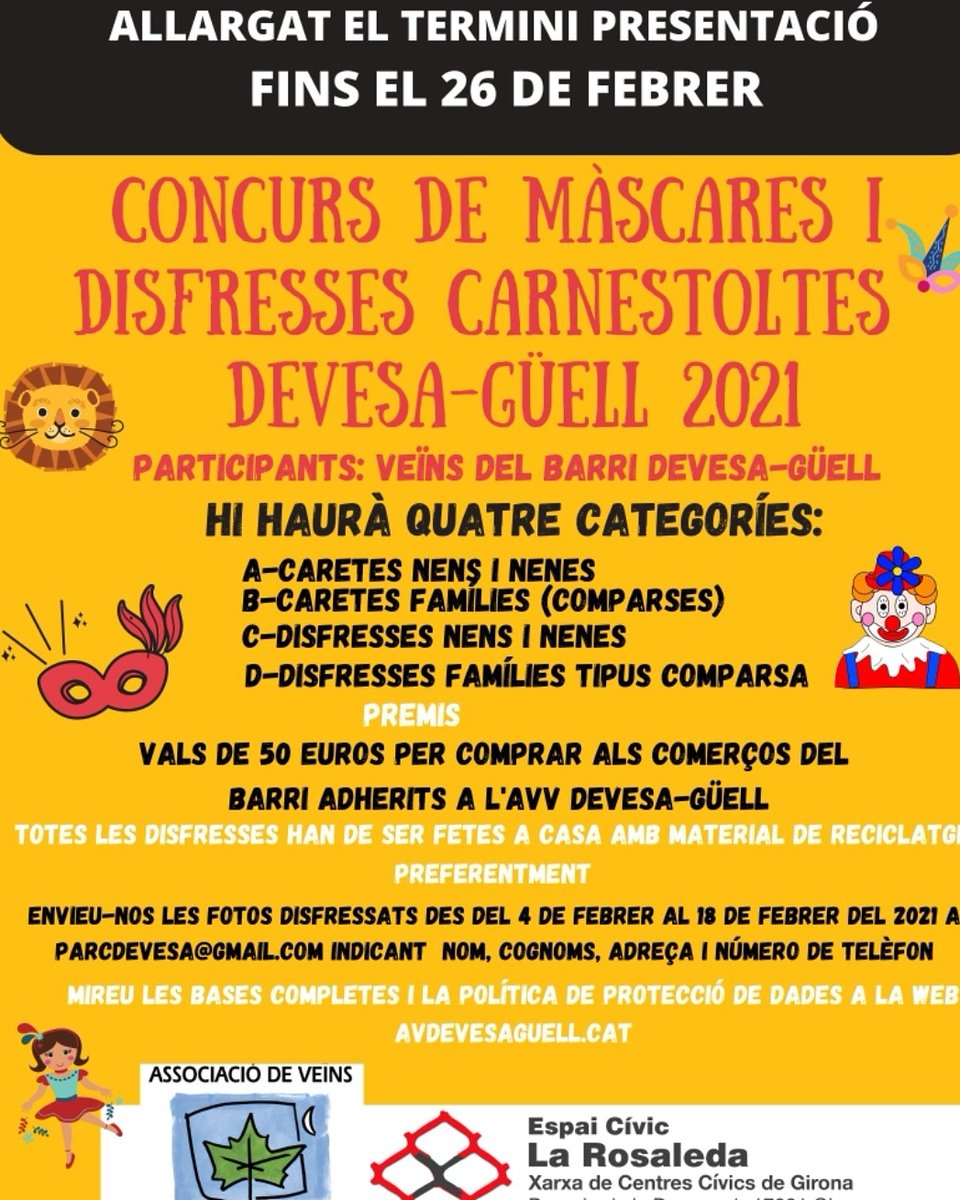 Associació de Veïns de la Devesa-Güell de Girona tweet media