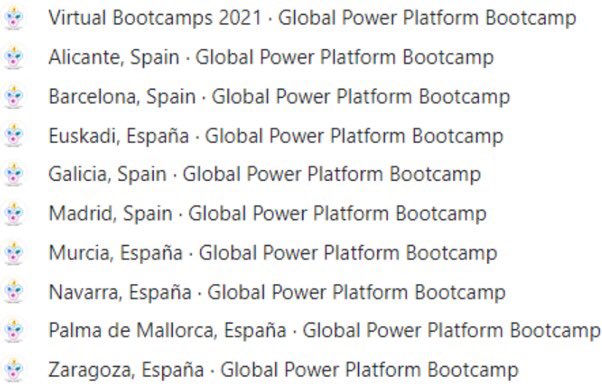 CynthiaQT's tweet photo. En este #PowerPlatformSpain for #GPPB2021 🎉🎊👋
9 events, 12 teams 1500+ tickets
54 Male Speakers 
17 Female Speakers #WIT @women4tt 
24 sessions by #MVPBuzz &amp; sessions 5 by #MCT
1 session by #RegionalDirector
@GPPBootcamp https://t.co/tuiSAY1OGs