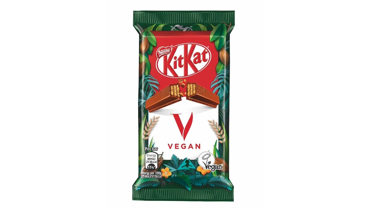 EddyWarman's tweet photo. @KitKatMexico, el chocolate de @NestleMX, ha lanzado #KitkatV: un chocolate para #veganos. En este han sustituido la leche por una formula a base de #arroz. Su nuevo producto será vendido en #ReinoUnido y posteriormente se expandirá alrededor del #mundo.
Vía Directo al Paladar https://t.co/cIDDxXWsBU