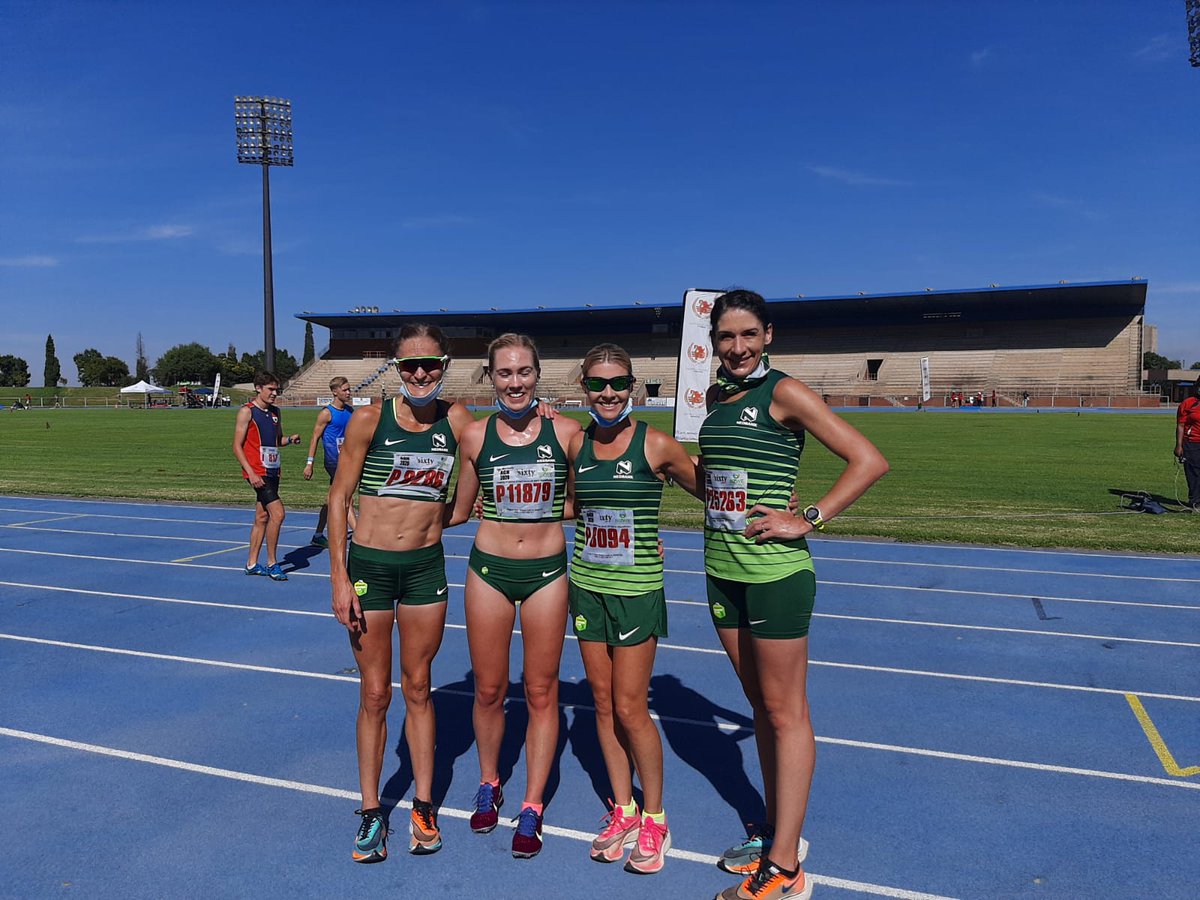 Nedbank_RC's tweet photo. It's back to races! Our #NedbankRunning club ladies were out in action this morning @CG_Athletics track league 5000m
#MoreThanAClub #GreenDreamTeam
@BiogenSA @futurelifeza @Nike #Bavariaza @nedbanksport https://t.co/mhuk3KqW2i