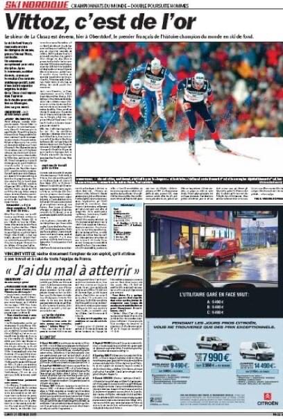 pgb51's tweet photo. Il y a 16 ans aujourd’hui j’écrivais un des papiers qui me procura le plus de plaisir (et des larmes à l’arrivée) dans mes 15 ans à @lequipe avec le titre de @vincentvittoz . On remet ça aujourd’hui avec le biathlon ? #lequipeBIATHLON https://t.co/KrN9pIgYqQ