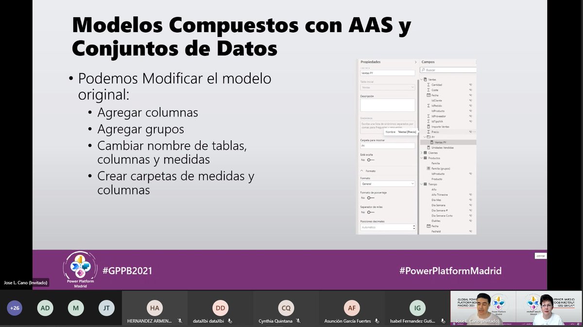 ambynet's tweet image. Buenos días, #PowerPlatformMadrid !! Ya estamos en la segunda jornada del #GPPB2021 Tras la presentación,  @jlcanoc nos habla de los modelos compuestos #CompositeModels #PowerPlatformEspaña @GPPBootcamp #SomosPower Gracias, Jose !!!👍🤗👏