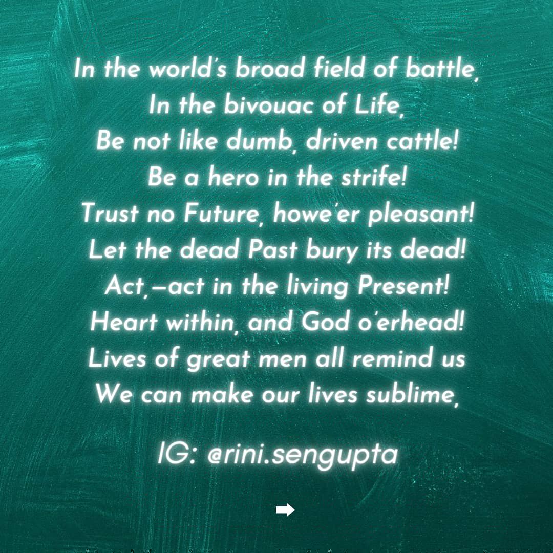 RiniSengupta1's tweet photo. Favourite Poem ♥️
#poetry 

#POEMS #love #poetrylovers #poetryofinstagram #apsalmoflife #henrywadsworthlongfellow #positivevibes #inspirationalquotes #poetrycommunity  #motivationalquotes #positivity #spirituality #spiritualjourney https://t.co/96w4XfNYwr