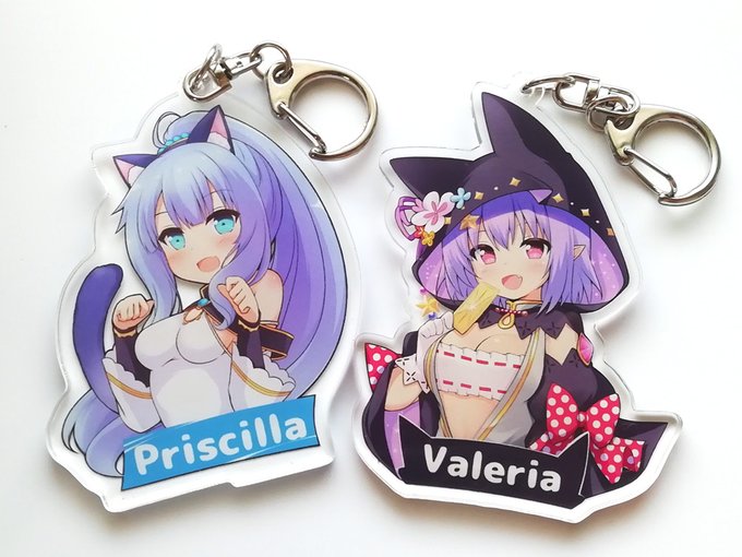 ヴァレリアアクキーが無事届きました。
明日の秘跡を索めてで¥500です。
前回のプリシラもいくつか持っていきますのでよろしくお願いします～☺️
#オーガスト
#あいミス 