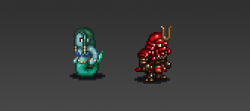 A couple more sprites from the upcoming Act 3 heroes in Time Break Chronicles! #screenshotsaturday #pixelart #gamedev #indiedev