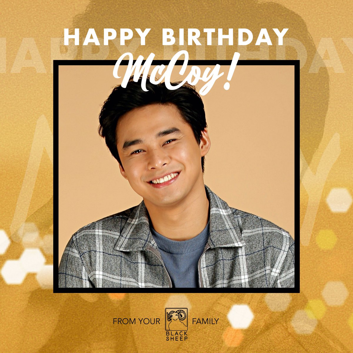 Black_SheepPH's tweet photo. Just want to greet Sheepmate @MccoydDeleon a happy, happy birthday! 🥳 Wishing you a wonderful year ahead! 🖤🐏 https://t.co/aemlOobJwZ