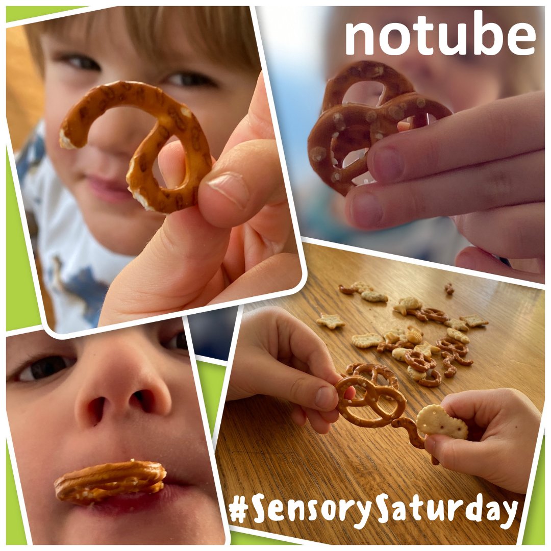 notubemed's tweet photo. #sensorysaturday
🤔Many children with eating behaviour problems have oral sensory issues. 
😋We would like to invite you to join us for an exercise with pretzel sticks so you can get a sense of what your mouth is able to do. 
📨Write us at help@notube.com to get the introduction! https://t.co/XTMoPmxpWJ