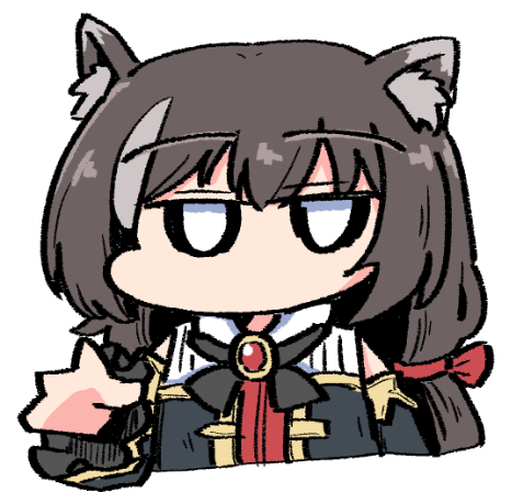 キャル(プリコネ) 「フェス見るわよ。 」|アカのイラスト