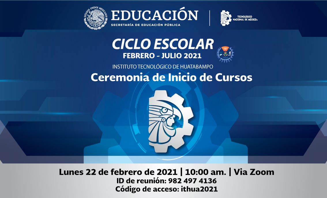 ithuatabampo's tweet photo. Instituto Tecnologico de Huatabampo invita a toda la comunidad tecnológica a la Ceremonia de Inicio de Cursos.
Enlace: https://t.co/pJ15Uu3lWw... 
ID de reunión: 982 497 4136 
Código de acceso: ithua2021 https://t.co/spVvuyVKLX