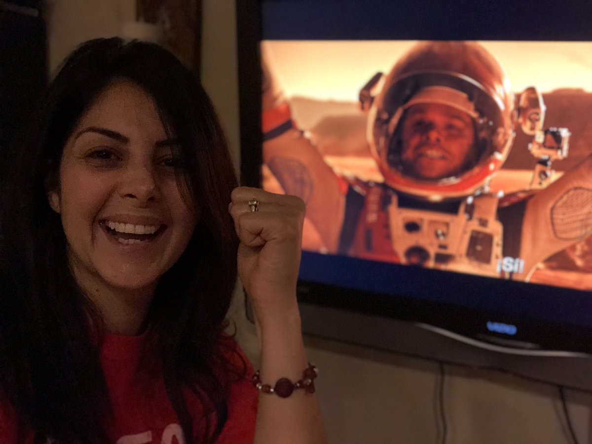 What better way to relax after landing <a href="/NASAPersevere/">ARCHIVED - NASA's Perseverance Mars Rover</a> on Mars?!? Matt Damon, we are coming for you! #JuntosPerseveramos