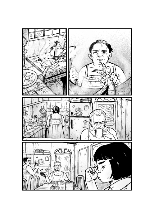 favorite pages from the gn im working on! may dialogue yan pramis.
sana matapos ?