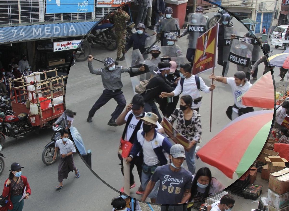 Khattar6104's tweet photo. SUPPORT CRPH

Pls respect Your people

#WhatsHappeningInMyanmar 
#Feb20Coup https://t.co/aXSttHy2a0