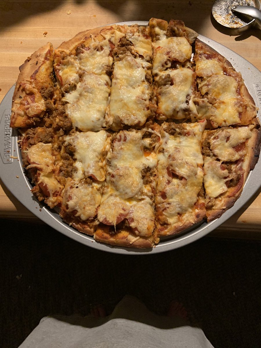 After the bark park , I took a long nap. Then I helped mommy make home made pizza with savory crust.