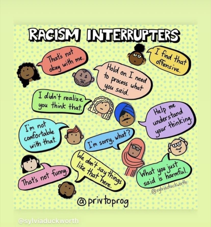 We all are responsible for interrupting micro-aggressions and racism. Silence is complicit.