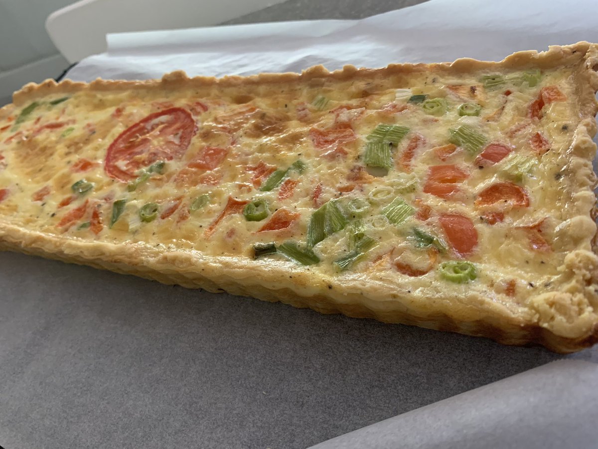 It’s been such a long time since I have posted on Twitter! Baking is such a passion and I throughly enjoy... so I am back posting my baking antics and reposting others .. today’s veggie quiche ready to share with friends #baking #vegetarian #cooking