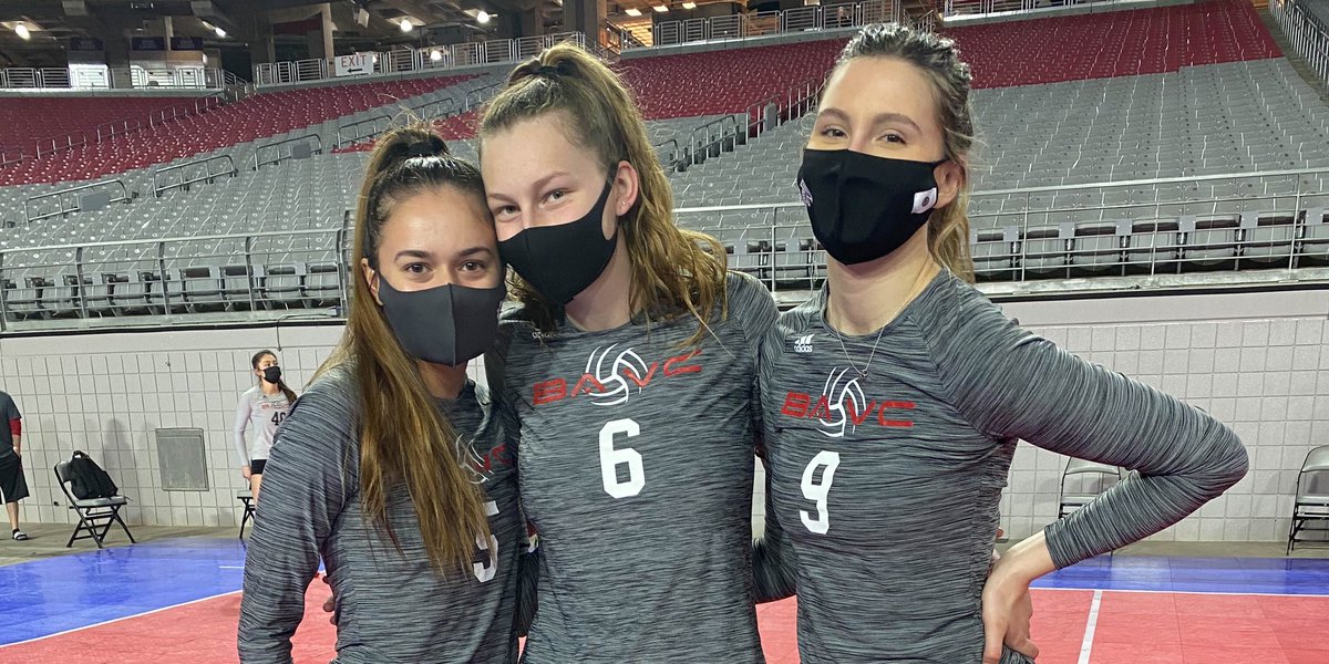 cpgirlsvball's tweet photo. Varsity Seniors Isabella Silva, Kendyl Leimpeter, &amp; Alex Holenstein traveled to Arizona last weekend to play in the 2021 Festival Fiesta Classic with BAVC Volleyball Club. The team placed 12th out of 72 teams. It was the first time the girls have played matches in almost a year. https://t.co/5PCQX9JGVs