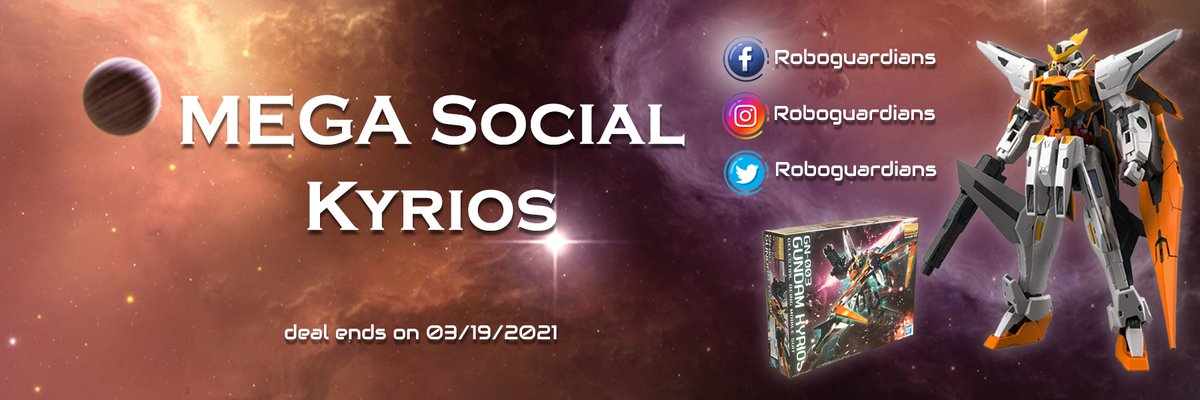 roboguardians's tweet photo. We have a great offer for everyone who thinks he is socially active!
We will give away one 1 Kyrios model 1/100 grade.
Here the terms
https://t.co/bcqGi4nu9m
#roboguardians #gundam #gundamworld #gundamusa #gundamplanet #gundambuilders #bandai #namko #scalemodel #gundamcomunity https://t.co/IdaOtqyMsj