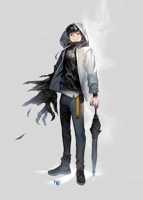 今回納品したキャラは8年前に描いた絵がもとになっていたりします。pixivのアイコンのやつですね。 