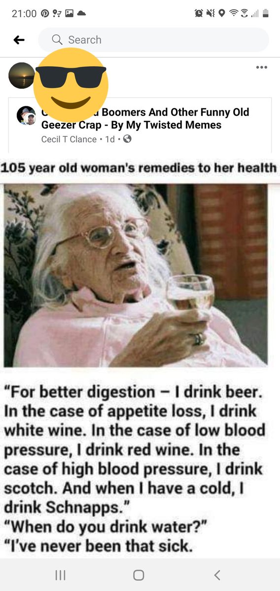 ShanBoren's tweet photo. Today's episode of "Things My Grandmother posts on Facebook "
#grandparents #funnygrandma https://t.co/QnWI6YssGb
