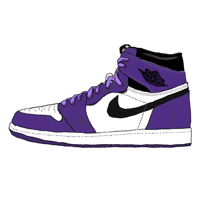 Airjordan1courtpurpleのtwitterイラスト検索結果