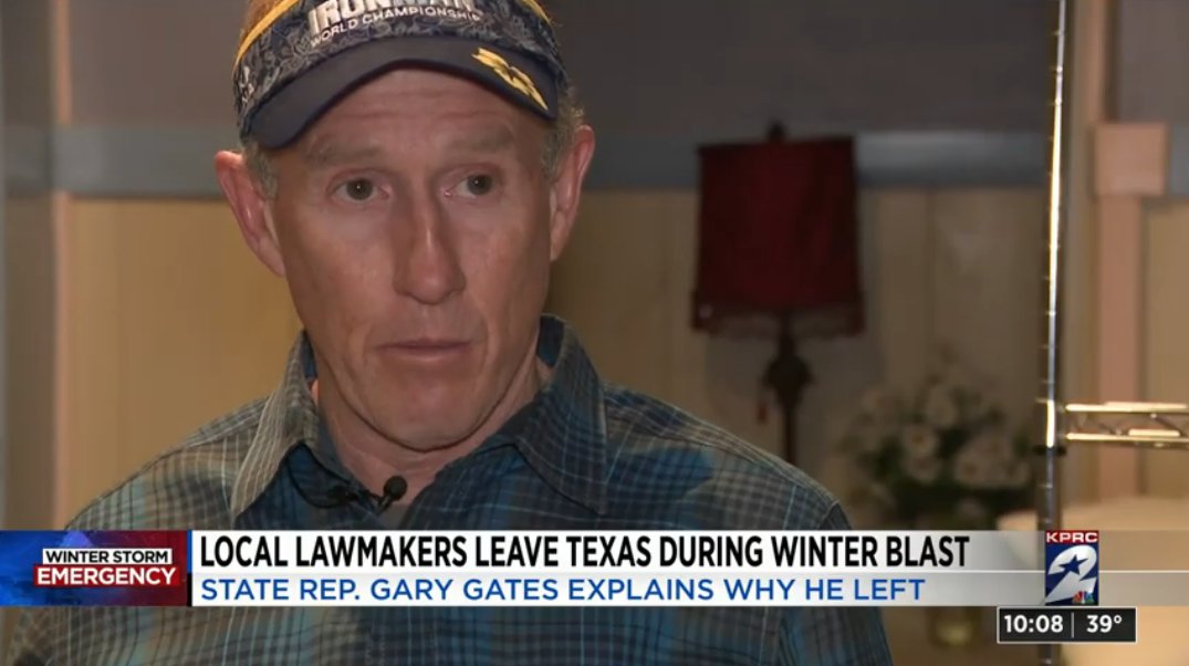Emolclause's tweet photo. #BREAKING:Now we find out that it wasn't just @SenTedCruz. A Republican State Rep #GaryGates, also RAN OFF with his family to Florida while his constituents were freezing. Chicken Repubs folks!!
#TheResistance #TexasFreeze #TedCruz #TexasBlackout #FridayThoughts #FBRParty https://t.co/Hls16Gs2SN