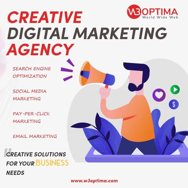 #DigitalMarektingAgency 👇

We've a Creative Solution For Your Business Needs...

Enquire Now Today!!!

#W3Optima #DigitalMarketing #BestDigitalMarketingCompany #SearchEngineOptimization #SocialMediaMarketing #PayPerClickServices #EmailMarketing #SEOServices #SEOServicesIndia