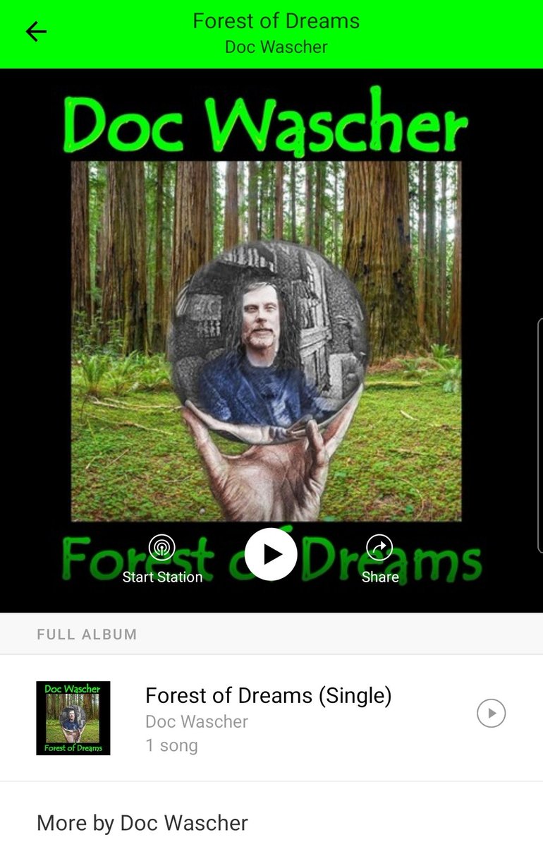 DocWascher's tweet photo. Grooving to "Forest of Dreams" on Pandora, now! https://t.co/5KjhwfByN5