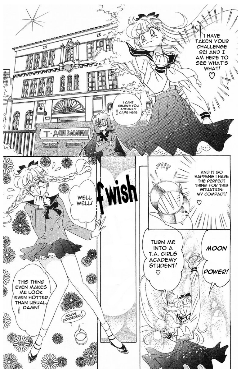 unrelated but this look is adorable on minako.. the braids..... 