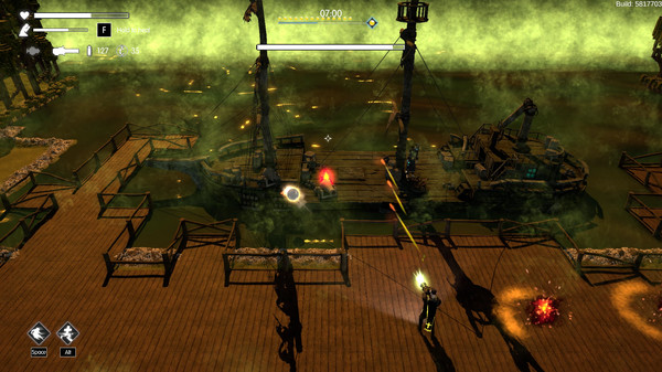 RanarifSC's tweet photo. One Shell Straight to Hell is a spin-off of the voxel-horror The Padre, keeping the humour, the style, and the world of horror references while moving toward horror top-down shooter with tower defence elements. #OSSTH https://t.co/TSBFjCIQzJ