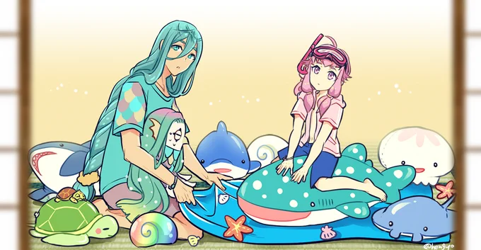 トレンドにあったので覗いたらあまびえさんめっちゃかわいいな。千代ちゃんと仲良く出来そう 