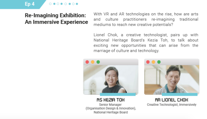 iMMERSiVELYVR's tweet photo. BIG thank you to Ministry of Culture, Community and Youth (MCCY) for this invitation to share how traditional mediums can be re-imagined to reach new creative potentials via #ImmersiveExperiences #Augmented &amp; #VirtualReality #AR #VR #MR! #YoursVirtually
https://t.co/X1ZabglSm7 https://t.co/inaakOBphH