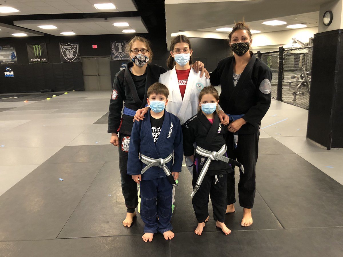 It is my great honor to promote Hannah & Ethan to gray-white belts. They’ve been training for several years.I’ve waited for their levels to advance before promoting them. They EARNED this belt. This year they’ve grown more mature, dedicated, and have become leaders in the class.
