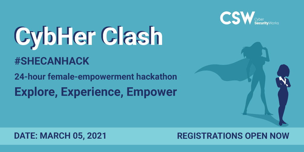 securin_inc's tweet photo. Here is what we believe - #SheCanHack!
A 24-hour female-empowerment hackathon to celebrate women in Cybersecurity. Contest begins on March 1.
Cash prize of 40K for the winner
Register today - https://t.co/JSQW0tCEXO
#SheCanHack #hackathon #womensday #diversity #womensday https://t.co/XD5JQcX7P5