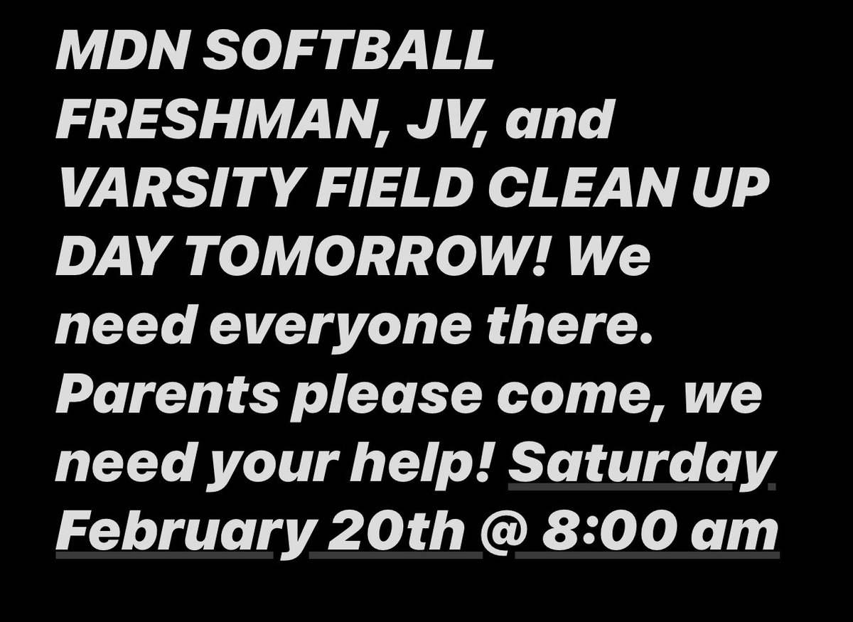 Mdnsoftball1's tweet photo. https://t.co/uDFfnvdMet