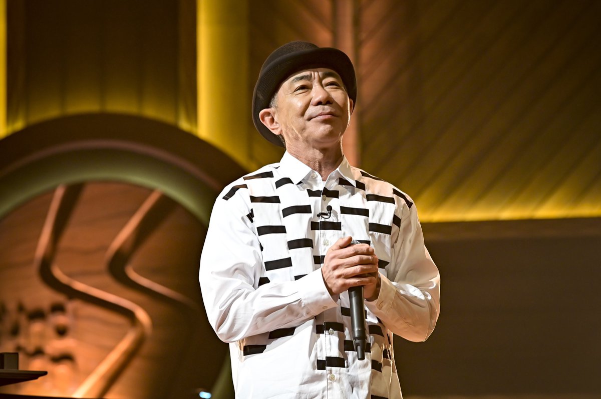 SoundInnS's tweet photo. 今夜6時30分からの #sound_inn_s 
ゲストは #木梨憲武 さん
#私は神様を知っている は
親交のある #佐橋佳幸 さんがアレンジを担当
#不機嫌なモナリザ は
#坂本昌之 さんがアレンジ
力強い歌声とアレンジがマッチし
素敵な一曲に
#WON’T_BE_LONG では
#AI さんが強制的に？飛び入り参加?!
お楽しみに！ https://t.co/JSB45i2UjL