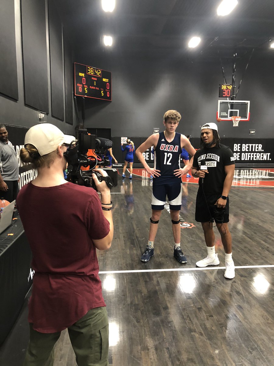 Let’s talk some 6’10” <a href="/DErikstrup/">Dane Erikstrup</a> ...Over the past 3 games he’s averaging 25pts and 9rbs while shooting 63% from the field, 62% from “3” (13 3’s made) and 78% from the foul line. We’re watching him come into his own in real time and it is FUN to watch. #N3XT <a href="/USBABasketball/">United States Basketball Academy (USBA)</a>