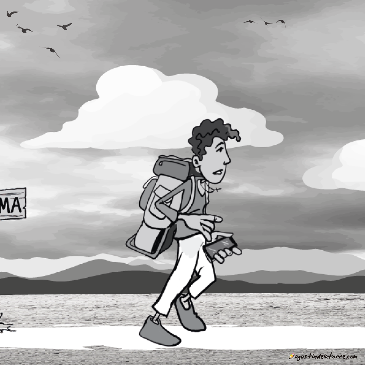 agustindlatorre's tweet photo. Día 5_40 dibujos para un Camino de #Cuaresma Marcos 1,15 “Se ha cumplido el plazo, está cerca el reino de Dios: convertíos y creed en el Evangelio” #EvangelioDeHoy  #compArte #Ama #evangelio #GodIsGood https://t.co/3BsbbCSlfm