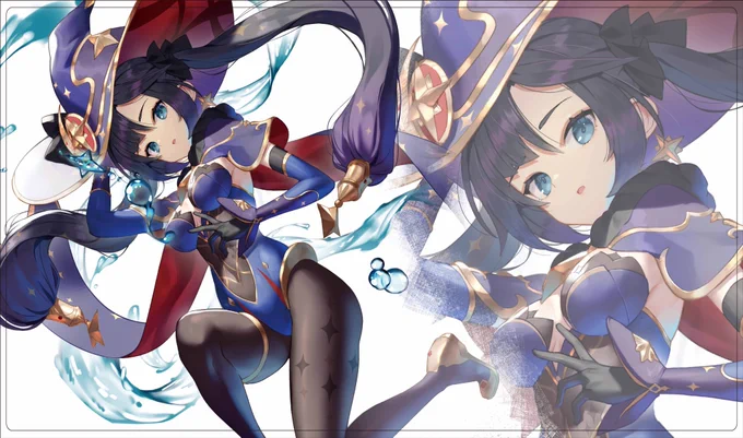 サンクリ 新作情報「モナ」のスリーブとプレイマットになります。イラストはスコッティ様()になります! 